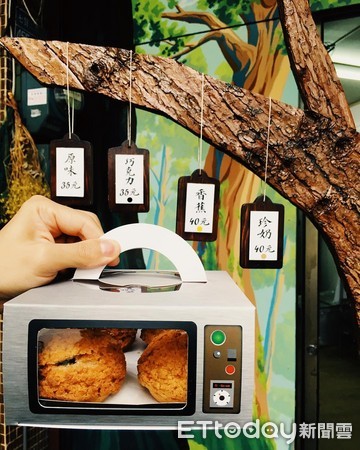 ▲有微波炉外型的小提箱。(图/网友mavis0106life提供)