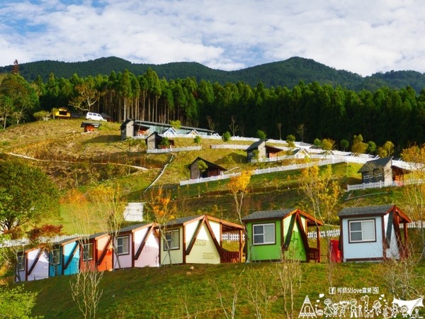 ▲新竹五峰乡好麻吉私房景点亲子露营地。(图/何师父提供)