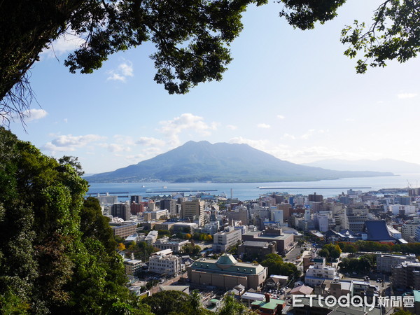 ▲鹿儿岛城山展望台。（图／记者彭怀玉摄）
