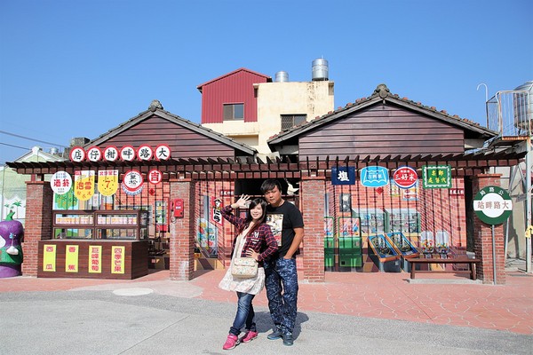 ▲彰化大村大路畔柑仔店彩绘墙。（图／旅游夜市趴趴走提供）