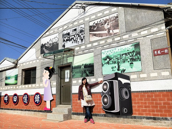 ▲彰化大村大路畔柑仔店彩绘墙。（图／旅游夜市趴趴走提供）