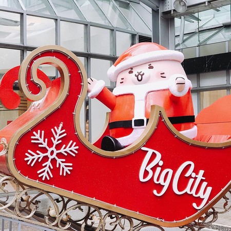 ▲新竹巨城圣诞装饰。（翻摄自Big City远东巨城购物中心粉丝专页）