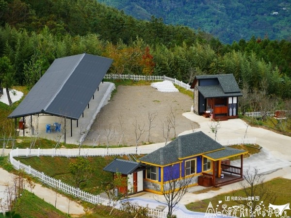 ▲新竹五峰乡好麻吉私房景点亲子露营地。(图/何师父提供)