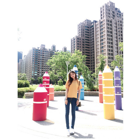 ▲高雄“铅笔公园”。(图/网友提供,请勿随意翻拍,以免侵权。)