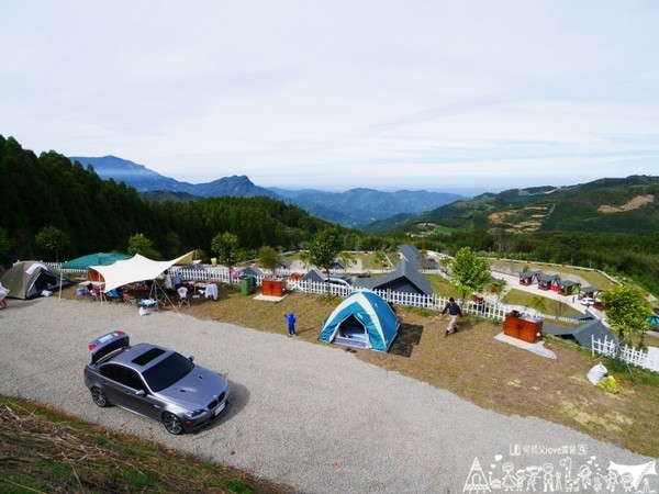 ▲新竹五峰乡好麻吉私房景点亲子露营地。(图/何师父提供)