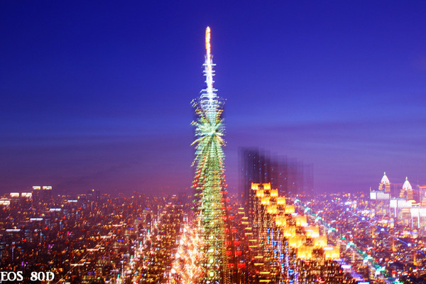 ▲台北101夜景虎山峰。（图／小白鲸摄）