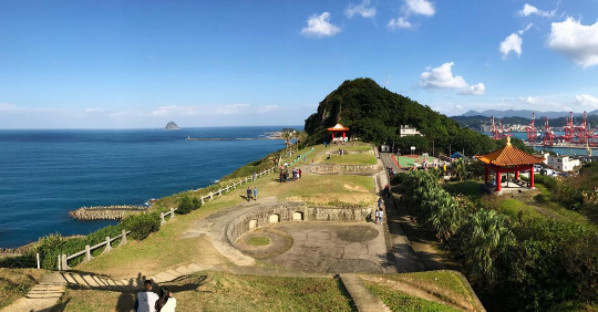 ▲基隆白米瓮炮台。（图／IG@yihansweet提供，请勿任意翻摄）