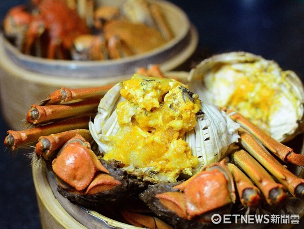 ▲品花苑也推出大闸蟹吃到饱(图/云朗观光提供)