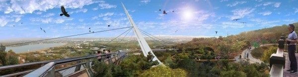 高雄大小岗山天空步道示意图（图／取自高雄旅游网粉丝专页）