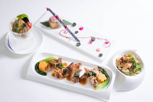 ▲华航推限定“客家机上餐”，仅5条新南向航线商务舱吃得到。（图／华航提供）