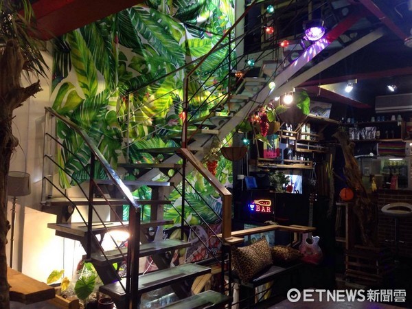 ▲Jungle city cafe bar。（图／记者彭怀玉摄）