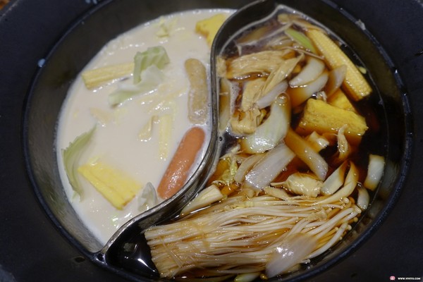▲桃园温野菜日式吃到饱涮涮锅。(图/Viviyu提供)