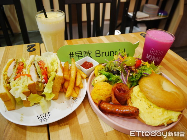 ▲早欧Brunch。（图／记者彭怀玉摄）