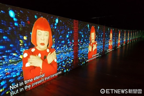 ▲新加坡国家美术馆－草间弥生展览。（图／记者杨筱柔摄）