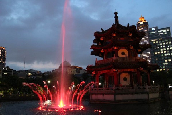 ▲228公园水舞 。（图／台北市政府提供）