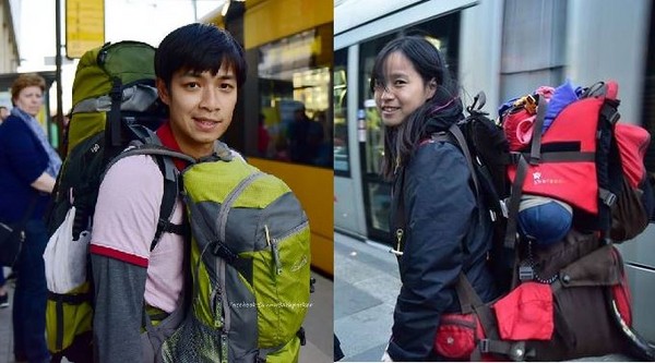 赖启文和赖玉婷夫妇带着三个小孩环游世界。（图／Sunny 背包流浪记提供）