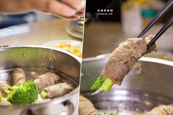 鲨嗑海鲜锅物。（图／虎丽笑嗨嗨）