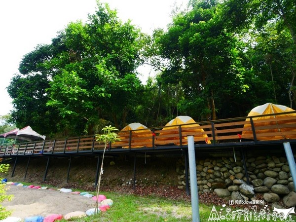 ▲苗栗大坪左岸亲子露营地。（图／何师父提供）