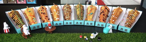 ▲森室圣诞树造型松饼。(图/森室提供)