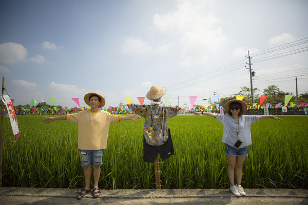 ▲鸟仔惊惊惊地景艺术。（图／西拉雅国家风景管理处提供。）
