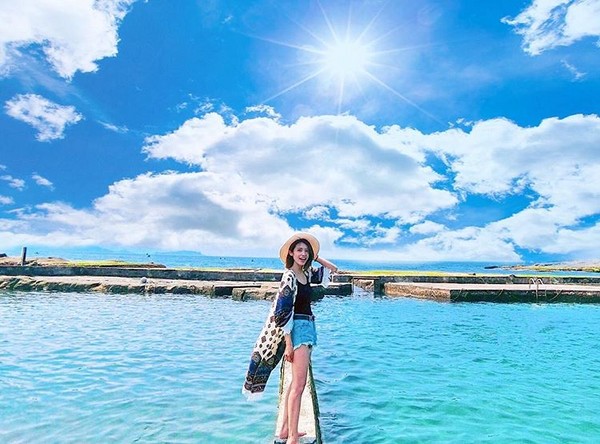 ▲基隆和平岛滨海公园。(图/IG@elena_0921提供,请勿任意翻摄)