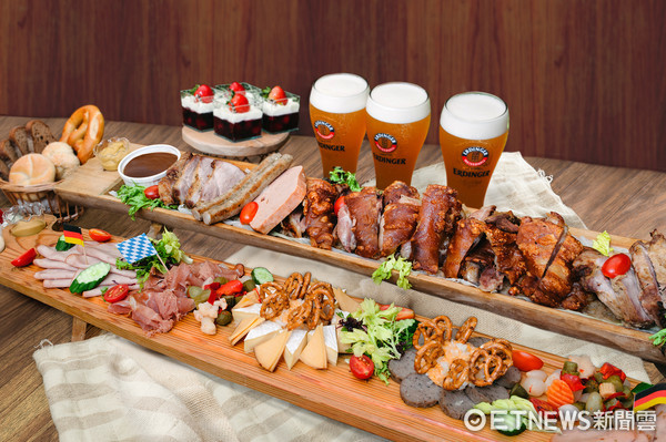 ▲德国啤酒节美食，A套餐：巴伐利亚乐园，狂热慕尼黑派对 。（图／记者黄士原摄）