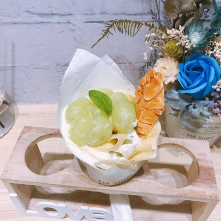 ▲台北HiSugar嗨糖 日式可丽饼&棉花糖红茶。(图/Momomco提供)