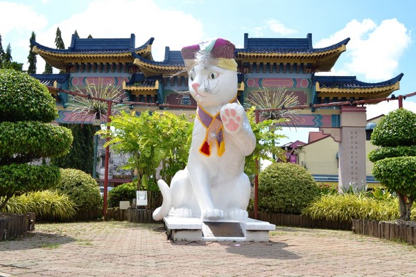 ▲马来西亚猫城古晋。(图/维基百科sarawakborneotour)