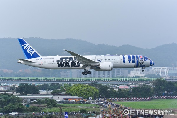 ▲%剂NA星际大战R2-D2彩绘机首次来台。（图／记者李毓康摄）