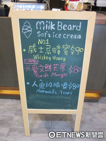 ▲白胡子Milk Beard。（图／记者龙意摄）
