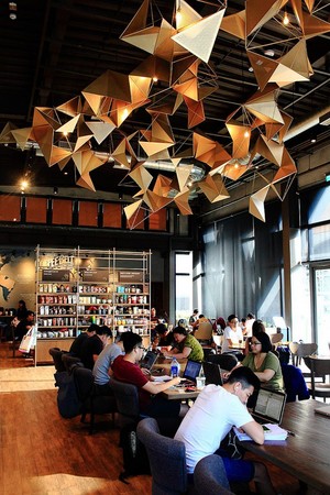 星巴克咖啡台中市政店。（图／萍子）