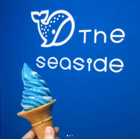 ▲The Seaside鲸鲨冰淇淋(图/网友tinaxiao0711、rurus.pocket提供,请勿随意翻拍,以免侵权。)