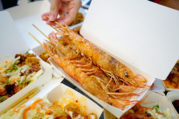 ▲宜兰罗东夜市骂子蛋炸物小店。（图／紫色微笑提供）