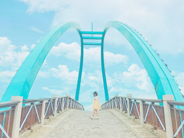 ▲彰化王者之弓桥。（图／IG@jia_do.myself提供，请勿随意翻拍，以免侵权。）使用须附连结，并提供刊登网址给作者