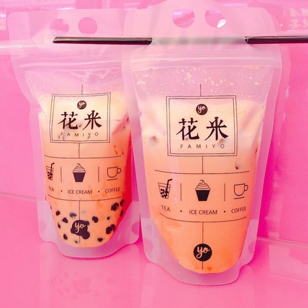 ▲花米yo职人手炒黑糖饮品。(图/网友提供,请勿随意翻拍,以免侵权)