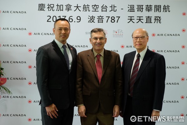 ▲加拿大航空首航（图／记者于佳云摄）