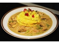 专卖欧姆蛋包饭　南瓜酱与肉酱组合的绝配蛋包饭！