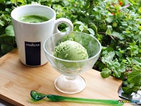 天母义式手工冰淇淋　吃得到茶道级抹茶口味！
