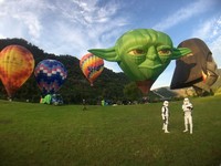石门热气球嘉年华　 6/23日起演出夜间光雕喷火秀