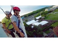 7楼高3秒尖叫落地　糖厂新设施“糖晶落体”挑战心脏极限