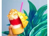 可能只到8月底！台北浮夸系　整片芒果的优格饮　