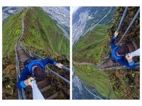 夏威夷“天堂阶梯”共3922阶　封闭近30年还有人刚打卡