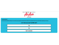 假的！网传“填问券送机票”　AirAsia出面澄清
