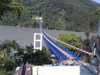 全台最长天空之桥换人当！桃园“新溪口吊桥”年底启用