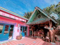 根本是童话花园！新竹隐藏美味　粉红小屋吃手工窑烤披萨