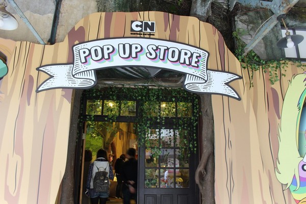 ▲华山CN卡通频道 POP UP STORE快闪商店。（图／姊妹旅行 Sister travel提供，请勿任意翻摄以免侵权）