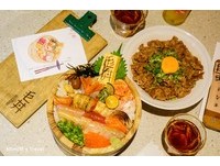 台南人气老屋“N<饭”专卖店　16种生鱼片堆满满！