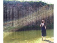 超壮观“澎湖2处玄武岩”　巨大壁面倒映水池如KEY上背景
