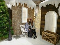 中坜下雪了！浪漫欧风雪景小屋有巨型北极熊相伴