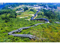 688米最球最长！恩施大峡谷观光电扶梯可千人一起搭